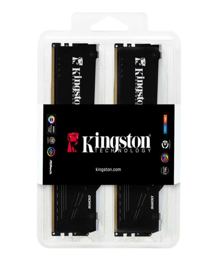 CL32 Intel XMP 3.0 – AMD EXPO DDR5 Bulk Siyah Ram (KF564C32BBEAK2-64TR)Kingston Beast RGB 64GB (2x32GB) 6400MHz